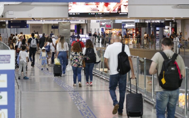 Turismo internacional no Brasil tem aumento de 45% no início de 2025