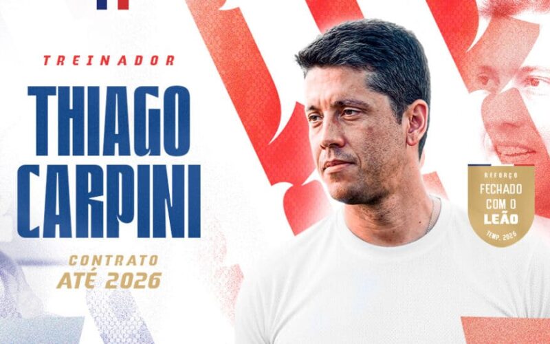 Fortaleza anuncia Thiago Carpini como novo comandante da equipe