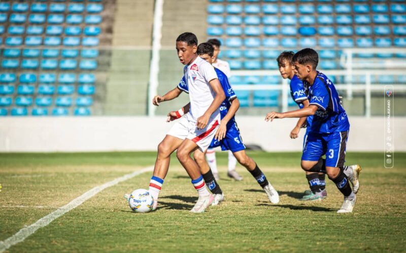 Empate sem gols marca o primeiro jogo da final do Cearense entre Fortaleza e Tirol na categoria sub-13