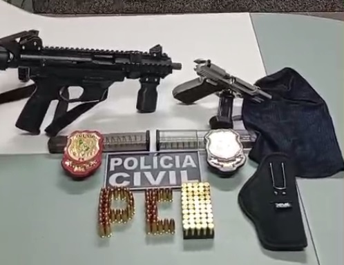 Líder de organização criminosa é detido em Crato, no Ceará, portando armas de fogo e munições