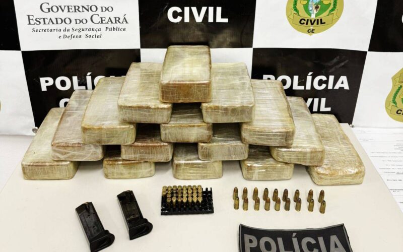 Pais são detidos no Ceará por transportar filha de seis anos em veículo com drogas e armas