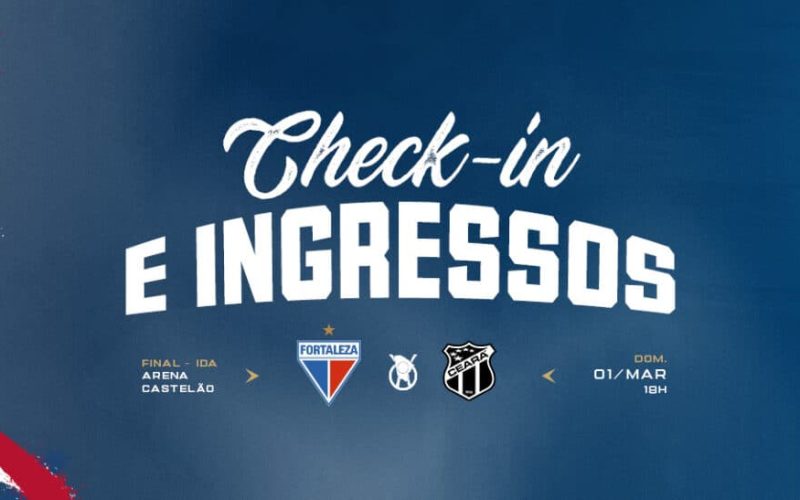 Chegada e bilheterias abertas para o emocionante jogo de abertura da final do Campeonato Cearense 2026