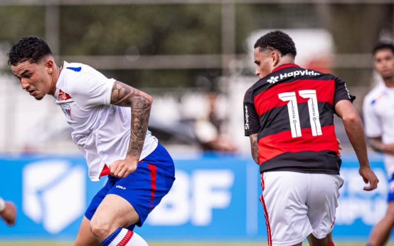 Fortaleza mantém invencibilidade no Brasileiro Sub-20 Série A ao empatar com o Flamengo fora de casa
