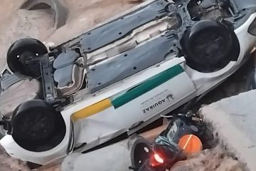 Veículo que despencou em buraco na estrada cearense levava paciente rumo a Fortaleza