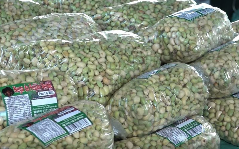 Aumento na produção de feijão verde no Ceará devido às chuvas reduz preços no mercado