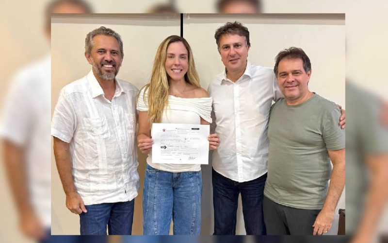 Jade Romero retorna ao PT após desistir do União Brasil e continuar como vice de Elmano.
