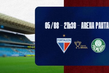 Fortaleza e Palmeiras duelam na Arena Pantanal pela Copa do Brasil